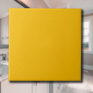 Sunflower Yellow Solid Colour Classic Elegant Tile