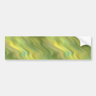 Sunflower Yellow Wavy Texture Bumper Sticker