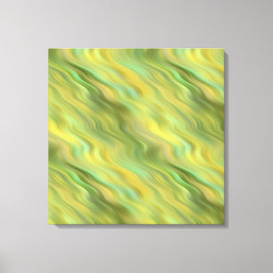Sunflower Yellow Wavy Texture Canvas Print