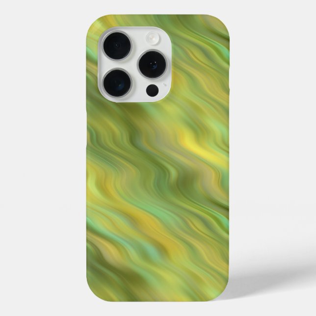 Sunflower Yellow Wavy Texture Case-Mate iPhone Case (Back)