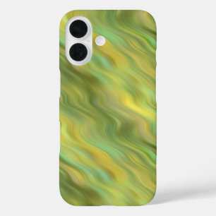 Sunflower Yellow Wavy Texture iPhone 16 Case