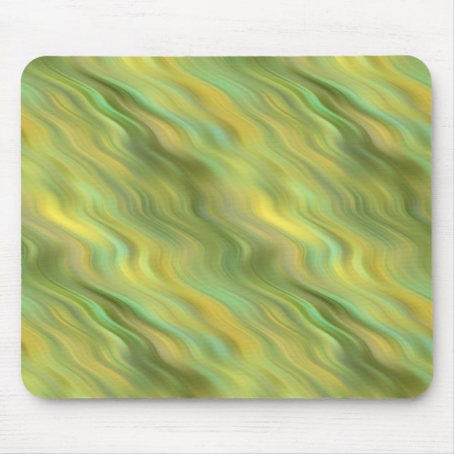 Sunflower Yellow Wavy Texture Mouse Mat (Front)