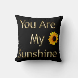 Sunflower You Are My Sunshine, Cushion