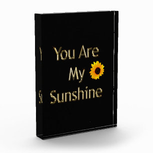 Sunflower You Are My Sunshine, Photo Block