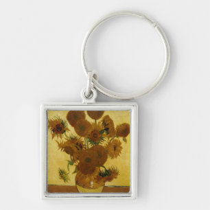 Sunflowers: 1888 by Van Gogh Key Ring