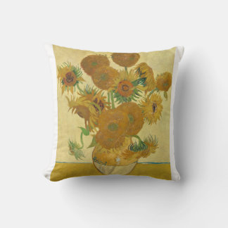 Sunflowers 1888 by Vincent van Gogh Cushion