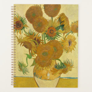Sunflowers 1888 by Vincent van Gogh Planner