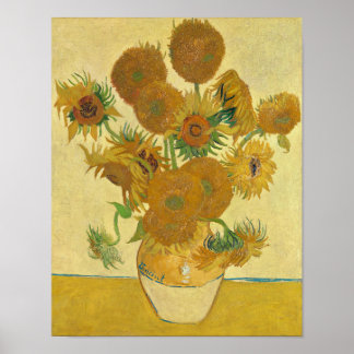 Sunflowers 1888 by Vincent van Gogh Poster