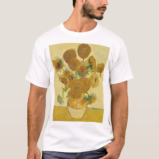 Sunflowers 1888 by Vincent van Gogh T-Shirt (Front)