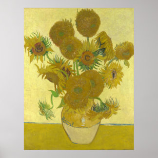 Sunflowers, 1888 (Vincent Van Gogh) Poster
