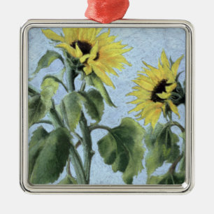 Sunflowers 1996 metal tree decoration