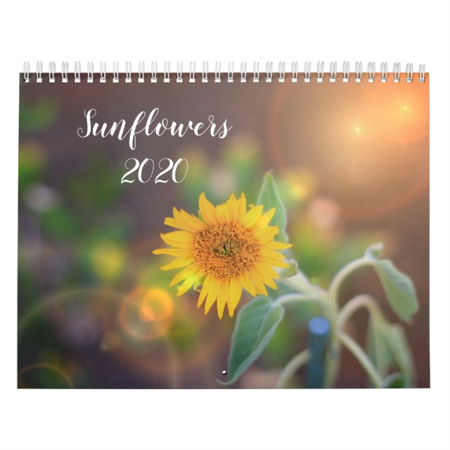 Sunflowers 2020 Calendar (Cover)