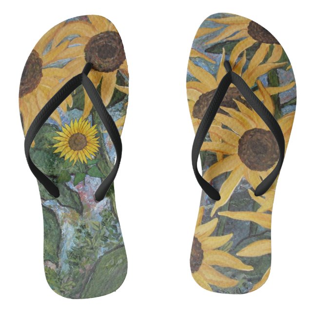 Sunflowers # 2 Flip Flop (Footbed)