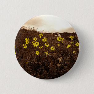 Sunflowers 6 Cm Round Badge