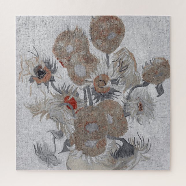 Sunflowers after Van Gogh Jigsaw Puzzle (Vertical)