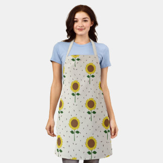 Sunflowers - All Over Print Apron