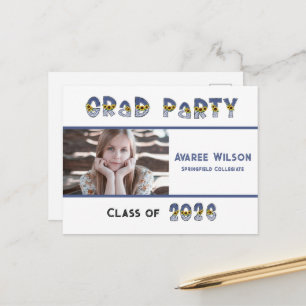 Sunflowers an Denim Daughter Photo High School  Postcard