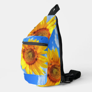 Sunflowers and Bees Sling Bag