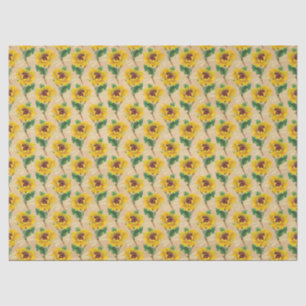 Sunflowers and Dragonflies Series Design 10 Tissue Paper
