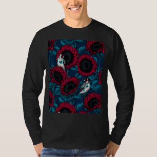 Sunflowers And Goldfinches 2 T-Shirt