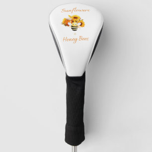 Sunflowers and Honeybees  Golf Head Cover