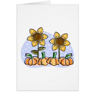 Sunflowers and Pumpkins