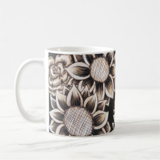 Sunflowers and Roses Mug