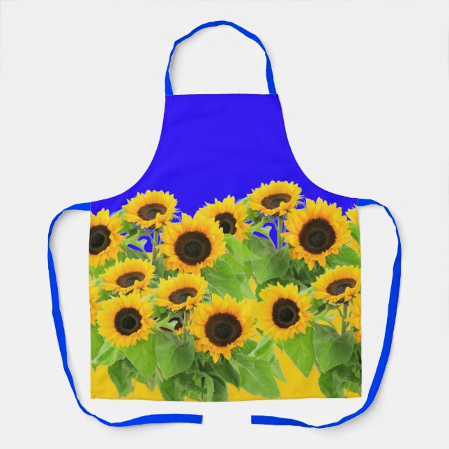 Sunflowers Apron Ukraine Flag Colours - Freedom (Front)