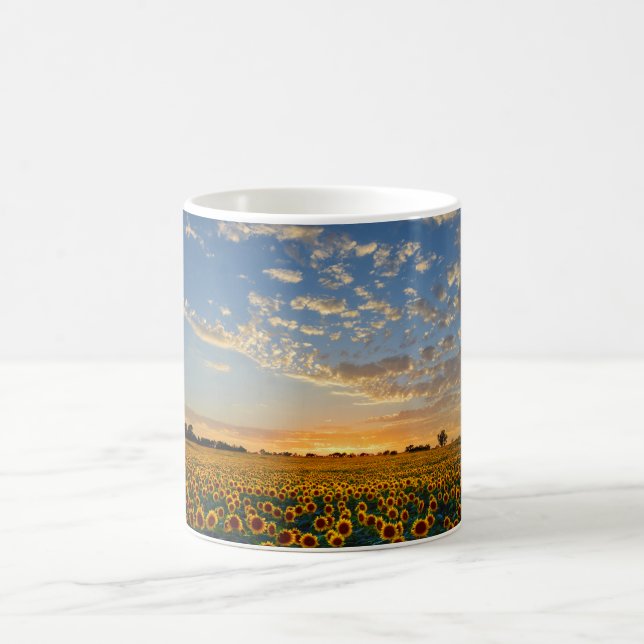 Sunflowers at Sunset Coffee Mug (Center)