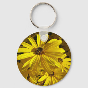 Sunflowers at the Zoo Key Ring