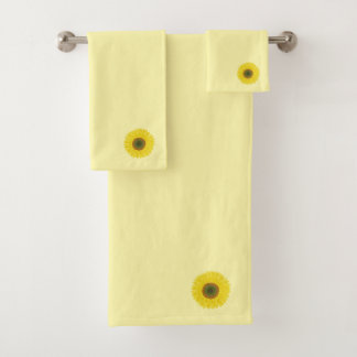 Sunflowers Bath Towel Set