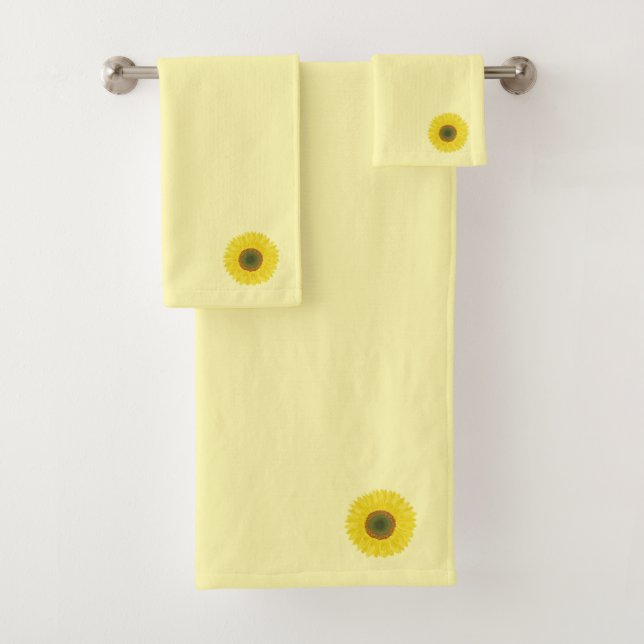 Sunflowers Bath Towel Set (Insitu)