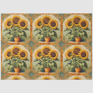 Sunflowers Beautiful Modern Collection Tissue Paper