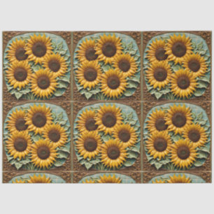 Sunflowers Beautiful Popular Collection Tissue Paper
