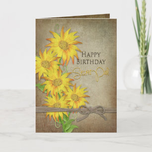 Sunflowers - Birthday - Secret Pal Card