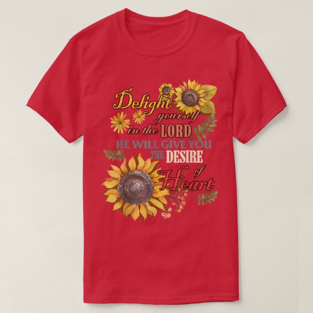 Sunflowers Blessed Girl Womens Southern Christian  T-Shirt (Design Front)