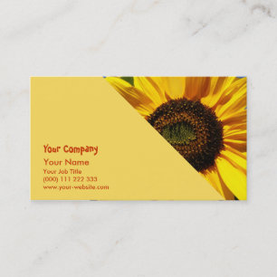 Sunflowers Business Card