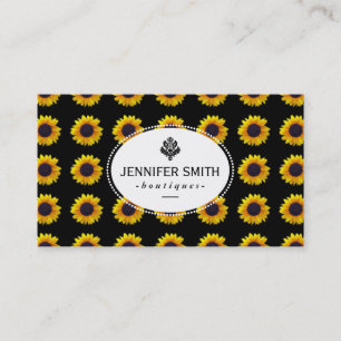 Sunflowers Business Card