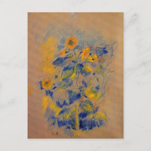 Sunflowers by Berthe Morisot Postcard