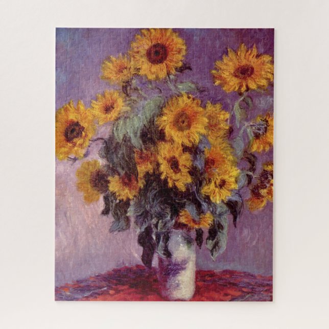 Sunflowers by Claude Monet Jigsaw Puzzle (Vertical)