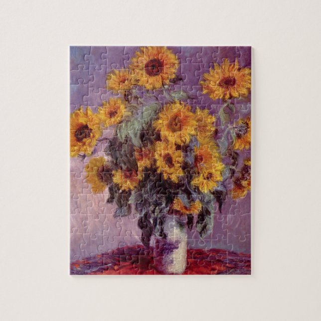 Sunflowers by Claude Monet Jigsaw Puzzle (Vertical)