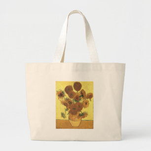 Sunflowers by Van Gogh Large Tote Bag