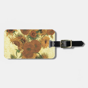 Sunflowers by Van Gogh Luggage Tag
