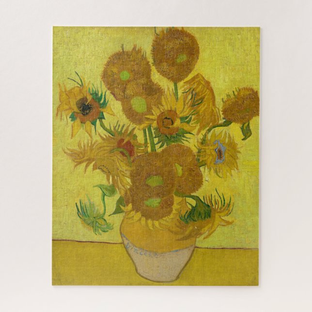 Sunflowers by Van Gogh Painting Art Jigsaw Puzzle (Vertical)