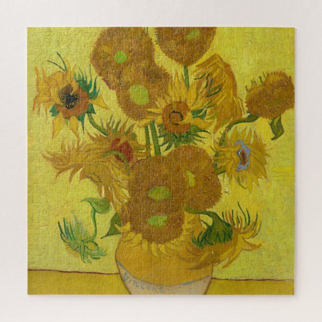 Sunflowers by Van Gogh Painting Art Jigsaw Puzzle (Vertical)