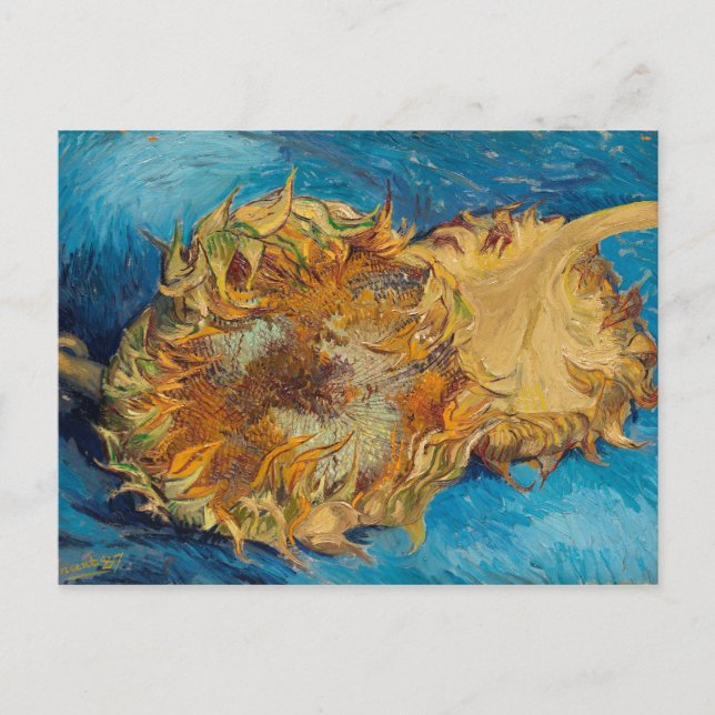 Sunflowers by Van Gogh Painting Art Postcard (Front)