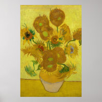 Sunflowers by Van Gogh Painting Art