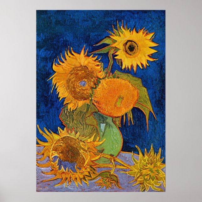 Sunflowers by Van Gogh Poster (Front)