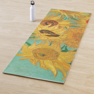 Sunflowers by Vincent Van Gogh Yoga Mat