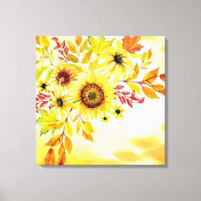 Sunflowers Canvas Print (Front)